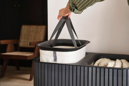 Joseph Joseph Tota Luxe - Wasmand - 90L - 2 compartimenten - Zwart