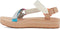 TEVA Midform Universal - Wandelsandalen - Klittenbandsluiting 3 cm plateauzool - Beige/Wit/Blauw