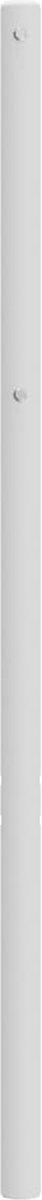 vidaXL - Hoofdbord - 90 - cm - metaal - wit
