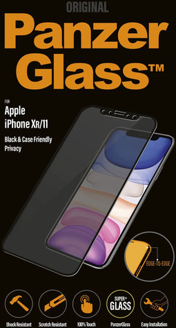PanzerGlass P2665 - Screenprotector - Edge to Edge - Privacy - Zwart