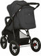 vidaXL - Kinderwagen - staal - antracietkleurig