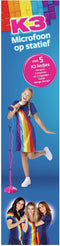 K3 speelgoedmicrofoon - Microfoon op statief - Met 5 K3 liedjes