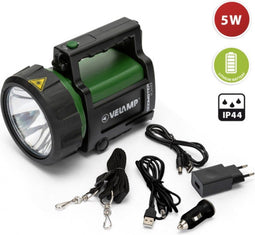 Velamp DOOMSTER POWER: Draadloze handlamp anti blackout LED CREE 5W