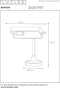 Lucide BANKER - Bureaulamp - 1xE14 - Kantelbaar - Chroom