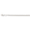 Glow ketting - zilver - gourmet 2.1 mm - 70 cm