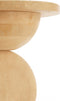 Mirto bijzettafel ø40 cm hout - mat naturel