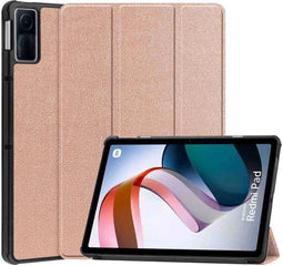 imoshion Tablet Hoes - Geschikt voor Xiaomi Redmi Pad - Trifold Bookcase - Rosé Goud