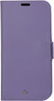 D. Bramante New York - Flip cover - Magneetsluiting en pasjesvakjes - Paars