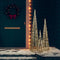 vidaXL - Lichtkegelset - decoratief - LED - warmwit - 60/90/120 - cm - acryl
