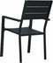 vidaXL - Tuinstoelen - 2 - st - hout-look - HDPE - zwart