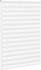 vidaXL - Zebra - rolgordijn - 155x200 - cm - stofbreedte - 150,9cm - polyester - wit