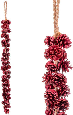 Christmas Kerstversiering Rood Ananas 110 Cm
