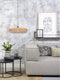 GOOD&MOJO Hanglamp Palawan - Bamboe/Wit - Ø60cm - Scandinavisch,Bohemian - Hanglampen Eetkamer, Slaapkamer, Woonkamer
