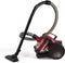 Livoo DOH105R - Multicyclonische stofzuiger zonder zak - 2L stofbak - Zwart/Rood