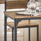 SoBuy OGT03-XL Bartafel - 3-delige set met 2 krukken - Houten composiet - Naturel