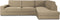 Bankbedekking Eysa JAZ Beige 110 x 120 x 500 cm