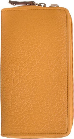 Berba Telefoontasje / Crossbodytas Dames - Leer - Chamonix - Geel