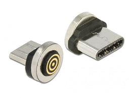 Delock 65933 - USB type-C Connector - Aluminium Zwart