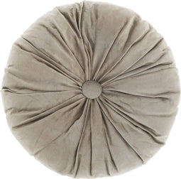 BASICS - Sierkussen - 40 cm rond - Effen kleur - Luxe uitstraling