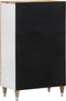 vidaXL - Hoge - kast - 60x33,5x100 - cm - massief - mangohout