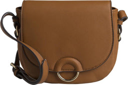 Pieces PCAlice - Crossbodytas - PU met magneetsluiting en ringdetail - Cognac