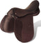 vidaXL Paardrijzadel 5-in-1 17.5'' 12 cm echt leer bruin