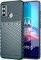 iMoshion Hoesje Geschikt voor Motorola Moto G60 Hoesje Siliconen - iMoshion Thunder Backcover - Groen