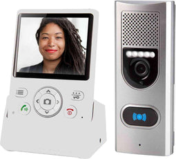 Fysic FDC-250 - Draadloze digitale deurbel - Tweeweg communicatie met camera - Zwart