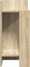 vidaXL - Bijzettafels - 2 - st - met - plank - 25,5x27x60 - cm - sonoma - eikenkleurig