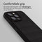 imoshion Hoesje - Geschikt voor iPhone 13 Pro - EasyGrip Backcover - Zwart
