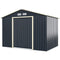 Coast - Tuinhuis - Stalen multifunctionele schuur 277 x 202 x 191 cm - Grijs