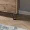 Furnilux Balton - Lowboard - Tijdloos design - Eiken licht basaltgrijs - 40x184x64cm
