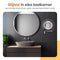 Goliving Make Up Spiegel - Ø25 cm - 10x Vergroting - Dimbare LED Verlichting - Chroom