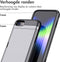 iMoshion Hoesje Geschikt voor iPhone 7 / 8 / SE (2020) / SE (2022) Hoesje - Ruimte voor 2 pasjes - iMoshion Backcover met pasjeshouder - Grijs