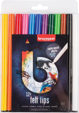 Kleurstift bruynzeel teens superpoint donker ass | 12 stuks