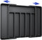 HI NATURE™ Uitschuifbaar Bestekbak - Besteklade Organizer - 8 Vakken - Zwart - 57 x 38 cm