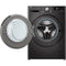 LG W4WR7096YB - Was-Droogcombinatie - 9 kg wassen 6 kg drogen - Platina zwart