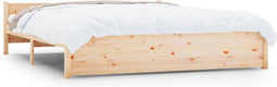 vidaXL - Bedframe - zonder - matras - massief - hout - 160x200 - cm