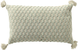 Dutch Decor DAIMY - Sierkussen 30x50 cm - Harbor Gray - blauw - Inclusief binnenkussen