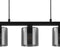 EGLO Cadley - Hanglamp E27 - 121 cm rookglas zwart (1 stuk)