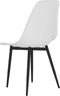 vidaXL - Eetkamerstoelen - 2 - st - PP - wit