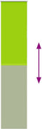 vidaXL - Rolgordijn - verduisterend - 45x230cm - stofbreedte - 40,7 - cm - polyester