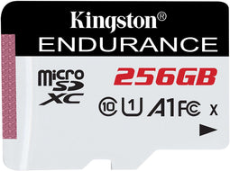 Kingston High Endurance - microSDXC 256GB - Klasse 10 - UHS-I - Zwart