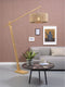 GOOD&MOJO Vloerlamp Iguazu - Bamboe/Jute - 165x50x207cm - Scandinavisch,Bohemian - Staande lampen voor Woonkamer - Slaapkamer