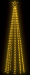 vidaXL - Kegelkerstboom - 400 - warmwitte - LED's - 100x360 - cm