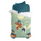 Dekbedovertrek set HappyFriday Mr Fox The warrior Multicolour Bed van 80 2 Onderdelen