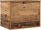 vidaXL - Opslagbox - met - Deksel - Oud - Hout - 60x42x46 - cm - Engineered - Hout