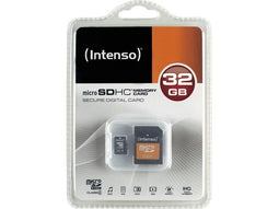 Intenso microSDHC Class 4 - Geheugenkaart 32GB - Lezen 21MB/s Schrijven 5MB/s