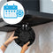 Exquisit Koolstoffilter 1010035 / C04 - Geschikt voor KFD607-2L KFD907-2L FSH60 UBH50 UBH10 UBH20MW+MI - Zwart