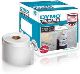 DYMO LW - LW duurzame labels - 104 x 159 mm - industriële lijm - weerbestendig (1 stuk)